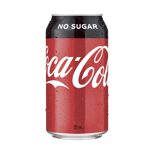 Coke No Sugar Can Drink 375ml My Sataylicious